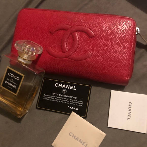 Chanel caviar wallet zipper - Picture 6 of 7